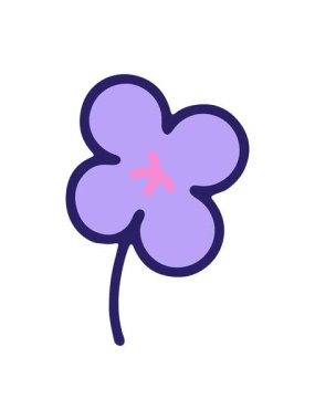 Cesur çiçek tasarımının pixelize etkisi canlandırması