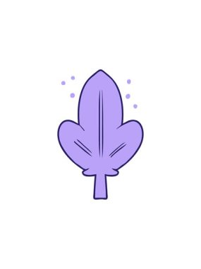 Yaprak karalamalarının yıldız patlaması etkisi animasyonu