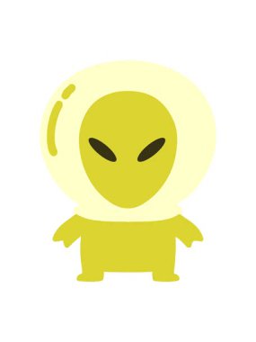 Küçük uzaylının renk animasyonu değişiyor