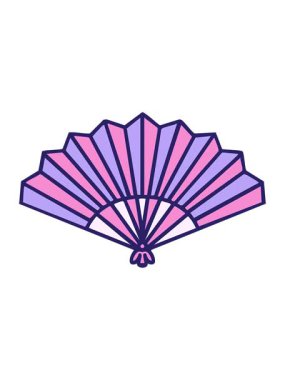 Geleneksel Japon katlama fanatiğinin parlak ışık efektleri