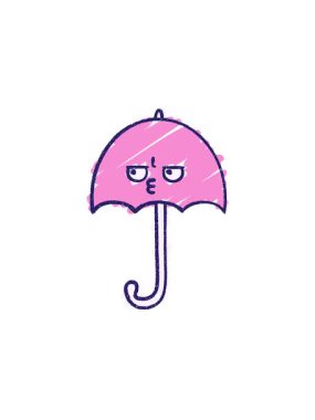 Şemsiye Tebeşir Çiziminin gösterişli satış animasyonu