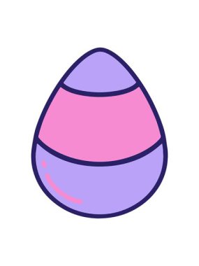 Paskalya yumurtalarının parlak ışık efektleri