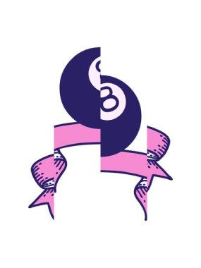 8 toplu geleneksel dövmenin bölünmüş hareketli animasyonu