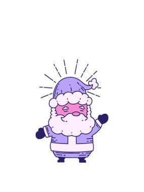 Geleneksel Noel Baba karakterinin animasyonunu genişletiyorum.