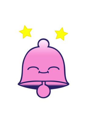 dönen yıldızlar bir çanın gölgelenmiş çizgi filmlerinin animasyonları