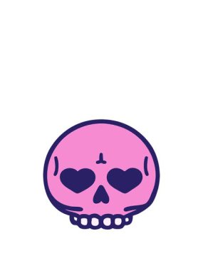 Kafatasını, gözleriyle açıp kapayarak uzatır.