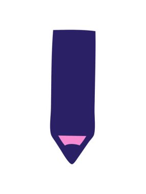 Kırmızı kalemin tatlı çizgi filminin titreşimli hareketli animasyonu