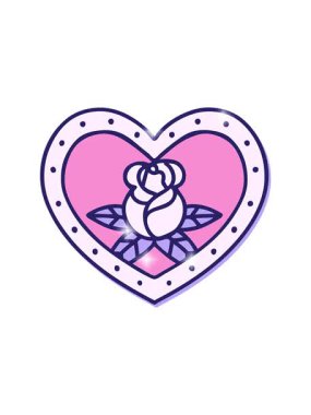 Dövme kalp animasyonunun simli etkisi