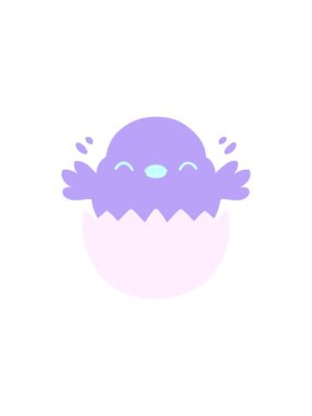 Yumurtadan çıkan yavru kuşun canlandırma etkisi.