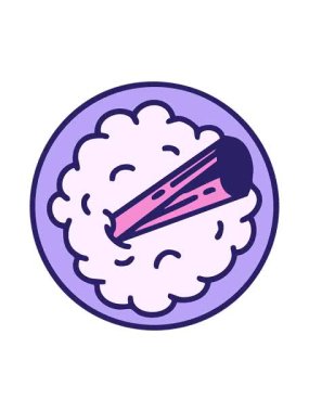 Tarçın çubuğu çizimi ile geleneksel Brezilya canjica 'nın basınçlı animasyonu