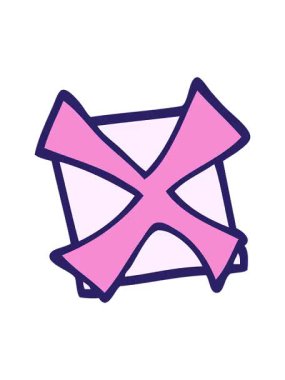 Çizgi film karalama işaretinin efekt canlandırması