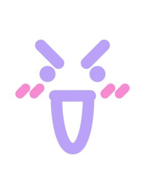 Muzaffer ortalama yüz simgesinin hareketli animasyonu