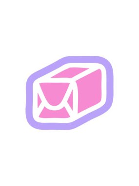 paketlenmiş parsel simgesi simgesinin radyoaktif parlayan canlandırması