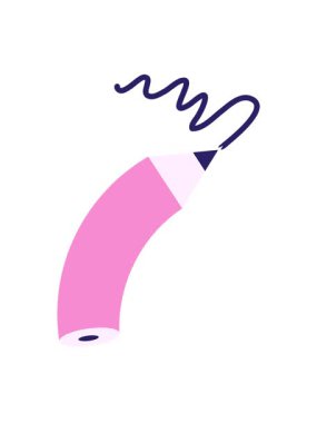 Bir kalem yazısının titreşimli hareketli canlandırması