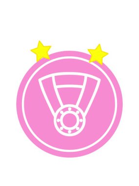 dönen yıldızlar ödül dairesel ikon sembolü animasyonu