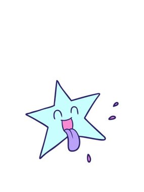 Çizgi film yıldız tasarımının animasyonunu genişletiyor