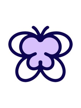 Basit cesur kelebeğin neon ışık efekti animasyonu