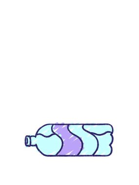 Soda Şişe Tebeşiri Çizimi Canlandırılıyor