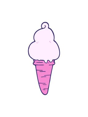 karikatür karikatür dondurmasının canlandırma efekti