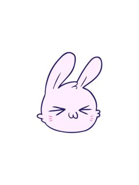 Tavşan suratlı çizgi filmin satış animasyonu