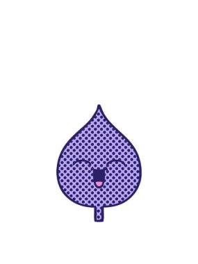 Çizgi roman tarzı bir yaprağın yükseliş ve yüzme animasyonu