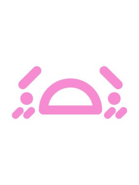 Mutsuz şok olmuş yüz simgesinin hareketli animasyonu