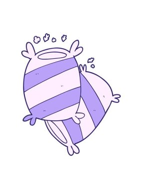 Çizgi film yastıklarını salla ve duraklat