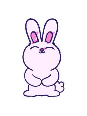 Tavşan Tebeşiri Çiziminin Animasyonunu Durdur ve Durdur