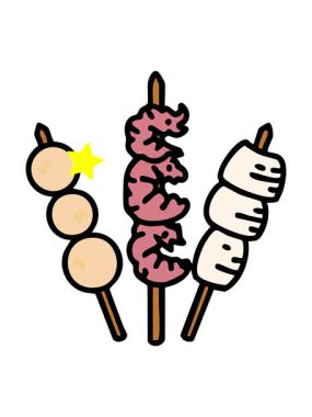 Parlayan yıldızlar, Brezilya yapımı churrasco 'nun şişler üzerindeki animasyonunu etkiler.