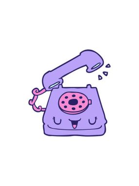 Sevimli telefonun yıldız patlaması etkisi animasyonu