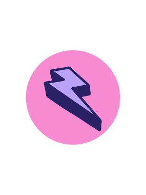 Satış flaş animasyonu dövme stili şimşek görüntüsü