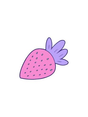 Çilek çiziminin gösterişli satış animasyonu