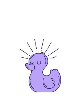 Lastik ördeğin animasyonunu genişletiyor.