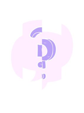 Konuşma baloncuğu ile soru işaretinin geriye dönük olarak hareket canlandırması bölünüyor