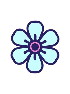 Dövme stili dekoratif çiçek resmini salla ve duraklat