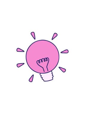 Bir elektrik ampulünün karikatürünün gösterişli satış animasyonu