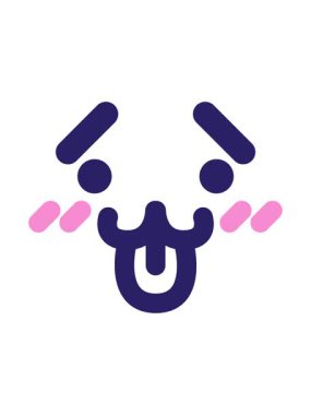 Utangaç, sevimli bir hayvanın hareketli animasyonu.