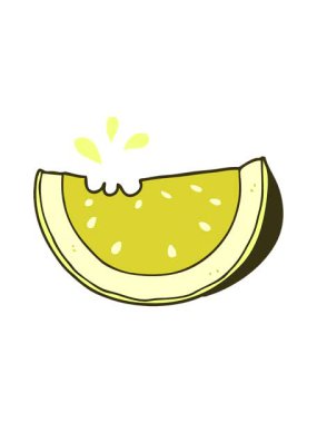 Sağlıklı karpuzun renkli animasyonu