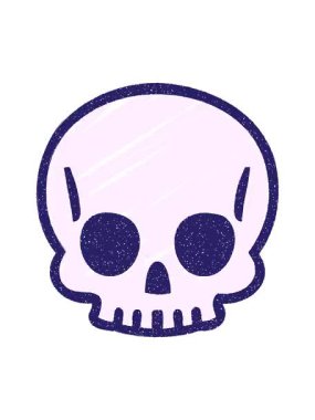 Spooky Kurukafa Tebeşiri Çiziminin Animasyon Efekti