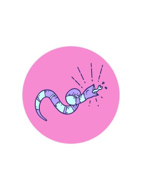 Yılan dövmesinin canlandırma efekti