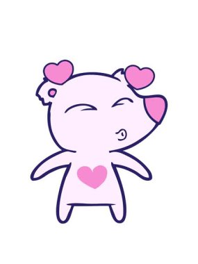 dönen kalpler çizgi film ıslık çalan ayının animasyonu