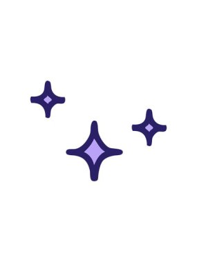 Bir yıldızın ikonik dövme şeklindeki görüntüsünün hareketli animasyonu