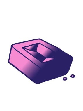 kırmızı tuğla karalamalarının hareketli animasyonları