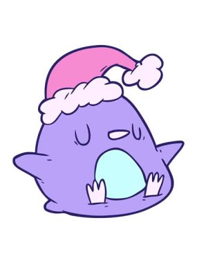 Tatlı penguen çizgi filminin basınçlı animasyonu