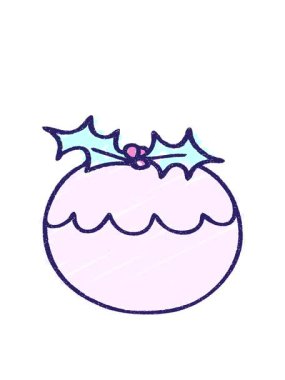 Noel pudinginin hareketli animasyonu