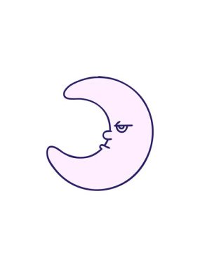 Bu üzgün dünyaya bakmaktan yorulan ay çizgi filminin gösterişli satış animasyonu.