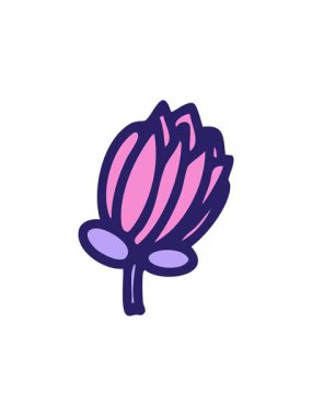 Dikkat çeken Brezilya karnavalı animasyonu sahte çiçek çizimi