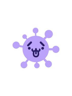 Sevimli, mutlu, evcil hayvan virüsünün bölünme etkisi