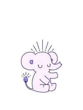 Geleneksel dövme stilinin yükselişi ve yüzen animasyonu şirin fil