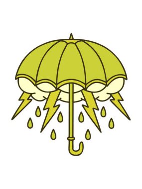 Bir şemsiye tasarımının renk animasyonunu değiştirmek